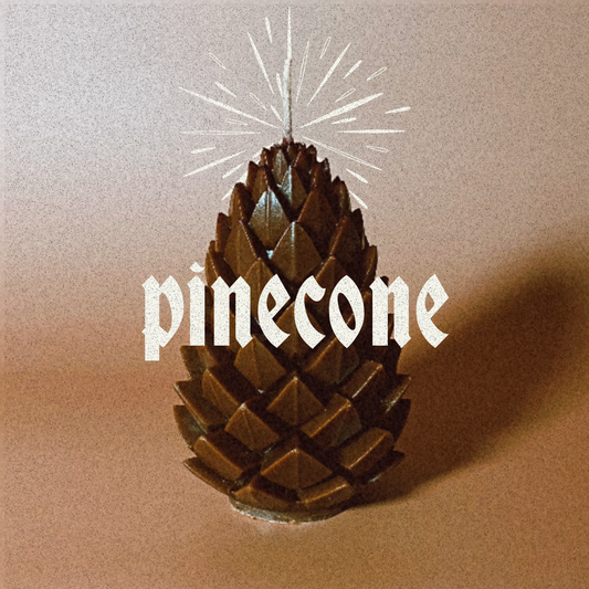 Pinecone Candle