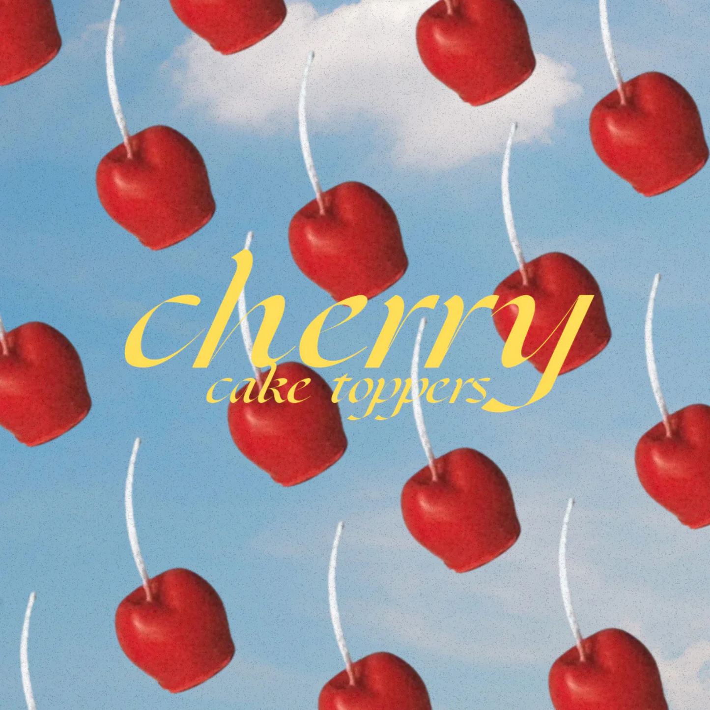 Cherry Cake Topper Candle