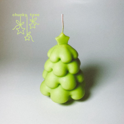 Chunky Tree Candle
