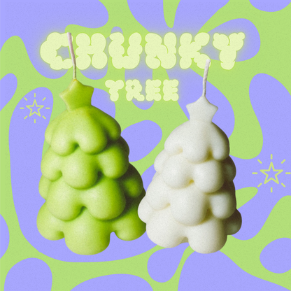 Chunky Tree Candle